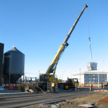 Crane in Dawson Creek